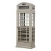 Drinks Cabinet - Iconic BT Telephone Box Style Bar in Stone Grey